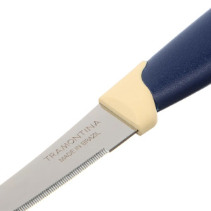 Набор ножей TRAMONTINA Multicolor для помидоров/цитрусовых 10см (2шт) синий