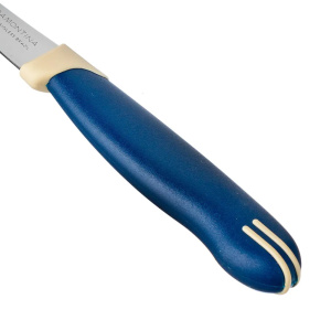 Набор ножей TRAMONTINA Multicolor для помидоров/цитрусовых 12,5см (2шт) синий