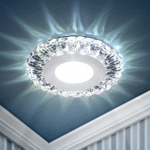 Точечные светильники ЭРА DK LED 16 SL/WH светодиодный круглый белая подсветка