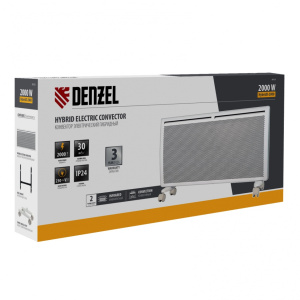 Конвектор электрический гибридный DENZEL HybridX-2000 ИК нагреватель цифровой термостат 2000Вт