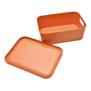 Корзина для хранения HANDY HOME Оптима 26,5х18,5х10см пластик оранжевый