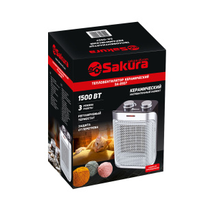 Тепловентилятор керамический SAKURA SA-0557 1500Вт