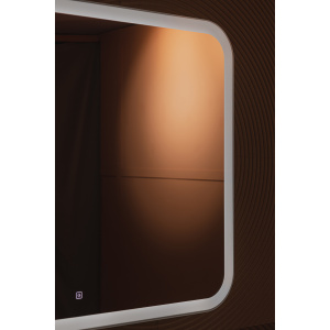 Зеркало Стив 100х80 сенсорный выключатель, теплый/холодный (LED-00002697)