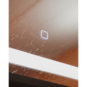 Зеркало Мальта-лофт 60х80 сенсорный выключатель, рама пластик (LED-00002353)