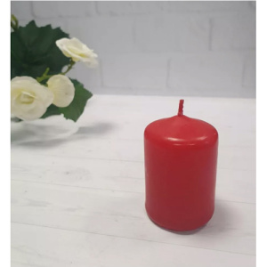 Свеча бочонок АНТЕЙ Candle 4х6см красный