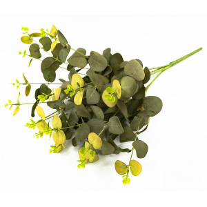 Растение искусственное Эвкалипт  H50см желтый