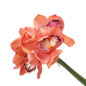 Букет искусственных цветов Цимбидиум H25см оранжевый