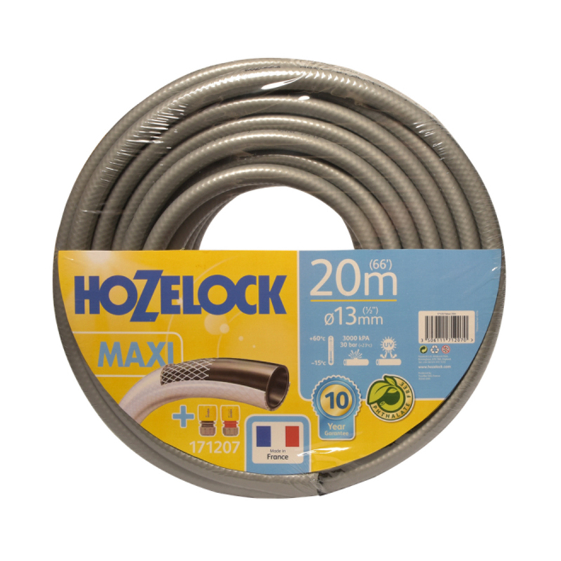 Шланг поливочный HoZelock TRICOFLEX MAXI 12,5 мм 20 м + коннекторы в комплекте