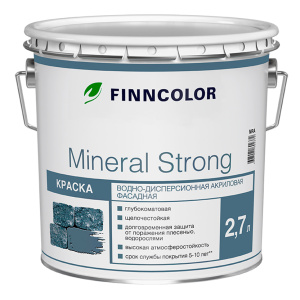 Краска MINERAL STRONG Финнколор фасадная MRC (2,7л)