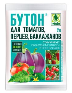 Стимулятор роста БУТОН для томатов, перцев, баклажанов, 2 г