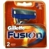Кассеты сменные для бритья Gillette Fusion 2шт