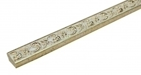Молдинг декоративный 2400x18x10t  Старое серебро (158-553)