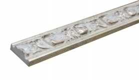 Молдинг декоративный 2400x30x14t  Старое серебро (157-553)