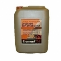 Огнебиозащита ELEMENT Т-1 для деревянных поверхностей (10л)