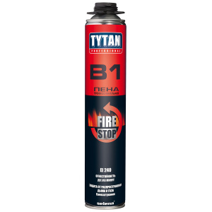Пена огнестойкая профессиональная TYTAN Professional В1 (42л) (750мл)