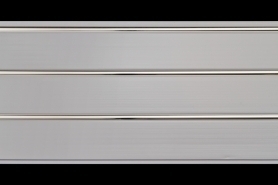 Панель потолочная ПВХ, 3-х секционная, серебро люкс/хром, 3000*240*8мм