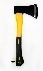 Топор BIBER Профи кованый, с фиберглассовой обрезиненной ручкой, 0.6кг
