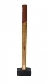 Кувалда BIBER Стандарт, кованая с обратной деревянной ручкой, 4кг