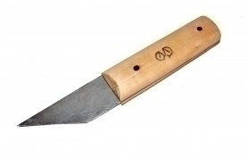 Нож сапожный RUS, деревянная рукоятка, 170мм