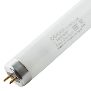 Лампа люминесцентная OSRAM T8/G13 18W/865 6500К 600мм