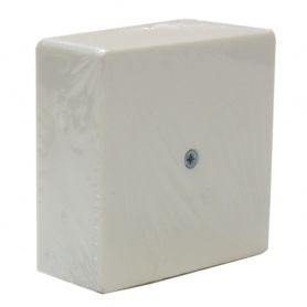 Коробка разветвительная HEGEL КРК2702-и  с клеммником, 75*75*30мм, белая