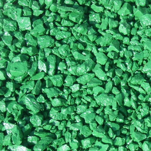Щебень Декоративный крашеный, ярко- зелёный, 10кг