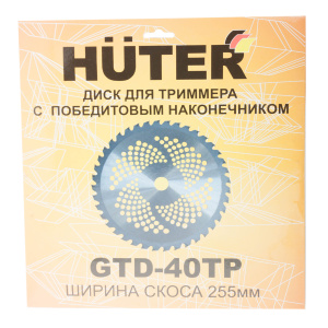 Диск HUTER  (лезвие) GTD-40TP для триммера
