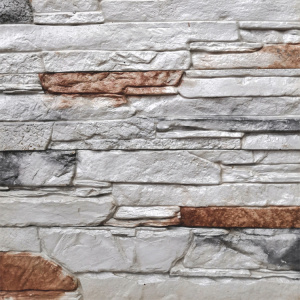 Камень декор. Сланец Замковый, Лондонский дым Массив (0,48кв.м)гипс