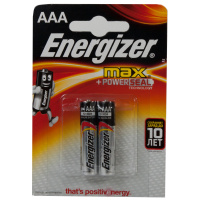 Батарейка щелочная ENERGIZER Е92 (AAA) MAX ВР2, 2 шт