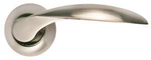 Ручка дверная MORELLI DIY MH-07 SN, 'Портал', белый никель
