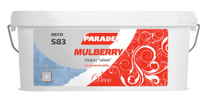 Декоративное покрытие с эф. шелка  PARADE DECO  Mulberry S83  (4кг)