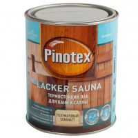 Лак Pinotex LACKER SAUNA 20 полуматовый (1л)