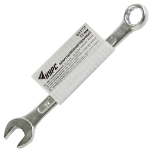 Ключ комбинированный КУРС цинковое покрытие, 12 мм