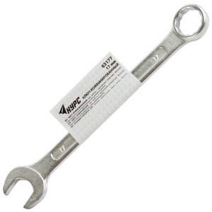 Ключ комбинированный КУРС цинковое покрытие, 17 мм