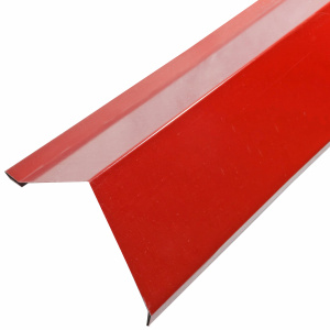 Планка торцевая (100х132х2000) RAL 3011 коричнево-красная