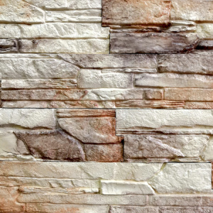 Камень декоративный Сланец Замковый, Сырая охра (0,48кв.м)гипс