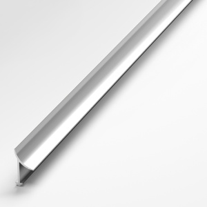 Профиль окантовочный внутренний алюминиевый 10мм*2,7м серебро анод