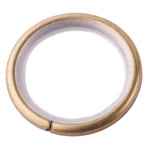 Набор колец для карниза DELFA СФ16-410-24 d16мм 10шт золотой антик