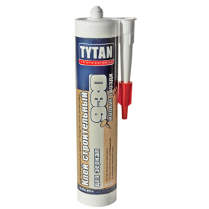Клей монтажный TYTAN Professional каучуковый, для зеркал №930 бежевый (380г)