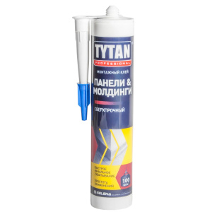 Клей строительный TYTAN Professional для панелей и молдингов №910 белый (440г)