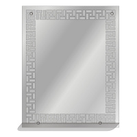 Зеркало с полкой СМП, 75х60см, богемия (106П)
