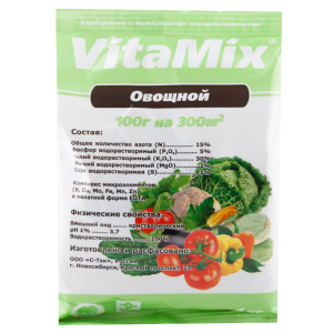 Удобрение минеральное Vita Mix Овощной 100гр