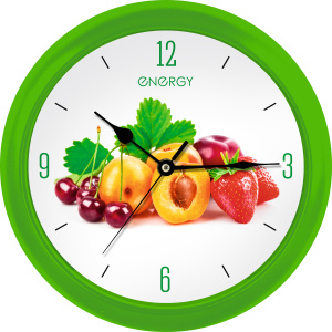 Часы настенные Energy фрукты ЕС-112 кварцевые