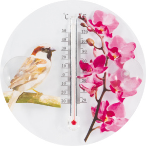 Термометр уличный Цветы и птицы в ассортименте
