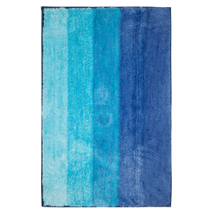 Коврик для ванной Аквалиния 50х80 см полоска, синий