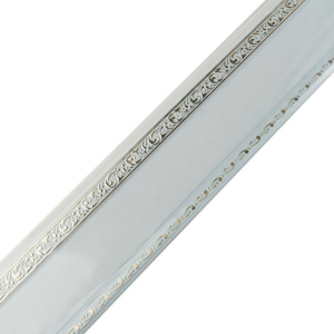 Шина потолочная с планкой MAGELLAN ДНК Ажур 3-рядная 160см белый с серебром