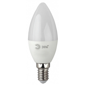 Лампа светодиодная ЭРА ECO E14 B35 10W 2700К