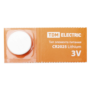 Батарейка TDM CR2025 Lithium 3V BP-5