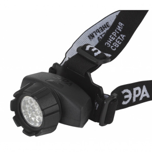 Фонарь ЭРА Налобный GB-603 LED 14светодиода 3хAAA черный