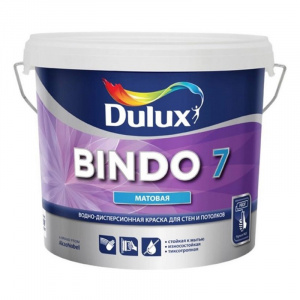 Краска в/д Dulux PROF BINDO 7 интерьерная, матовая BW (4,5л)